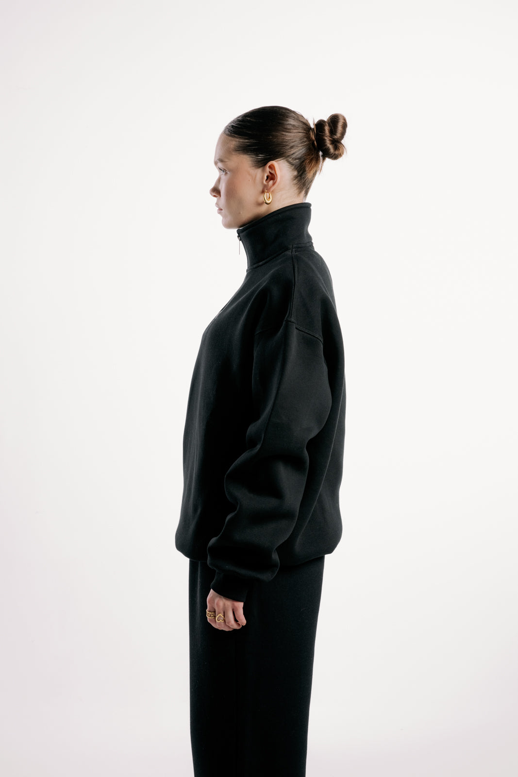 Quarter-Zip | Black