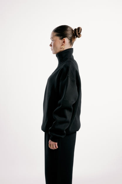 Quarter-Zip | Black