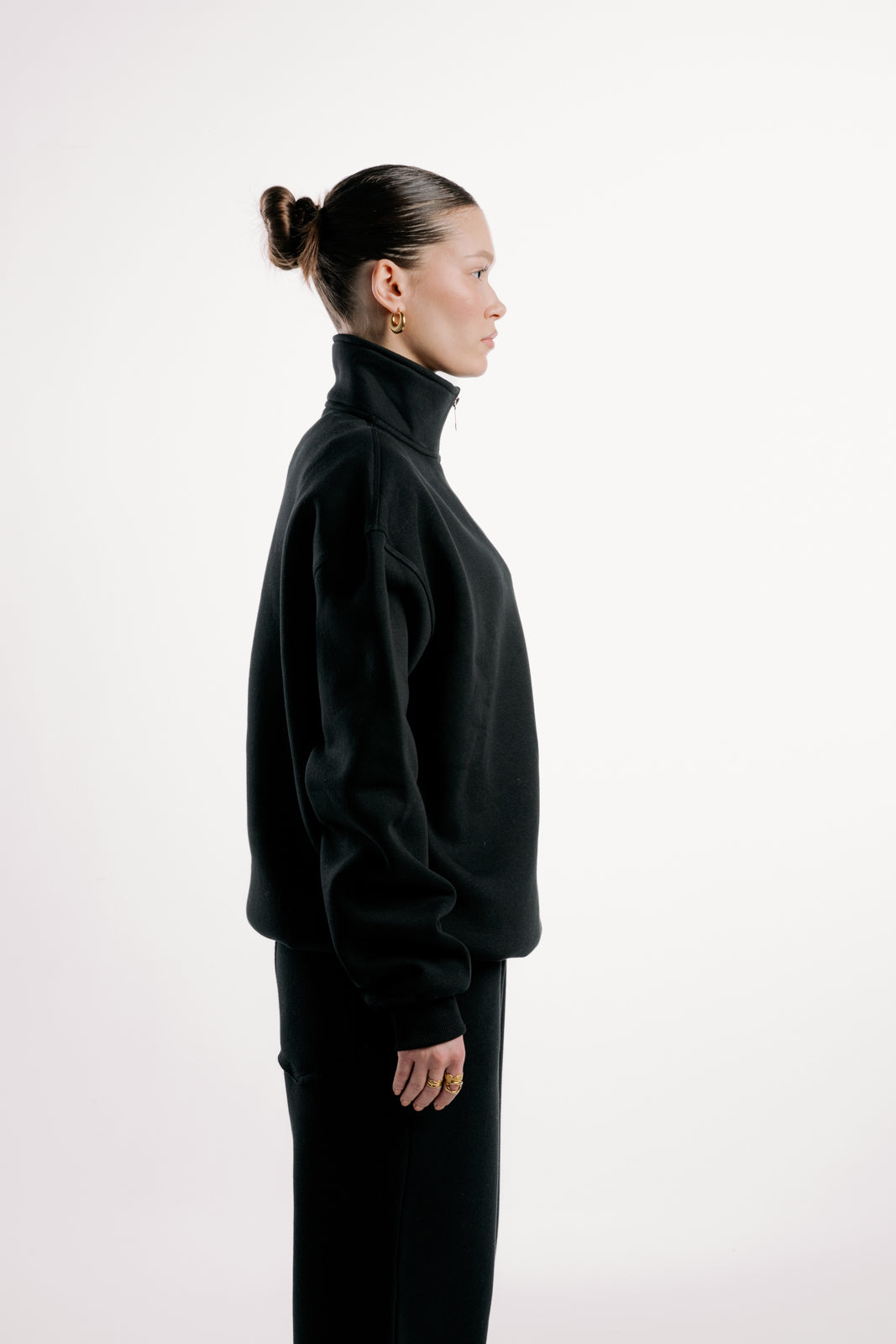 Quarter-Zip | Black