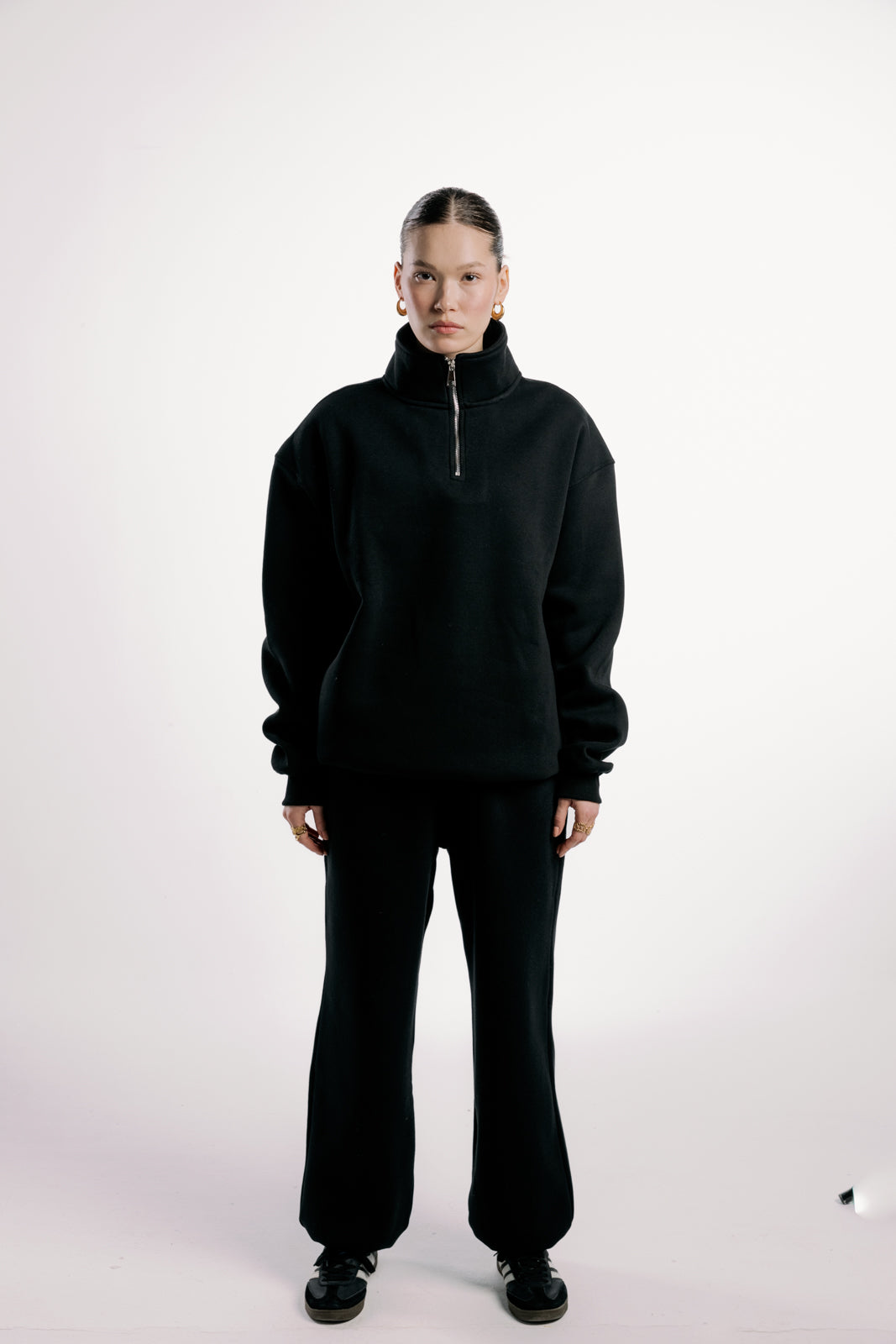 Quarter-Zip | Black