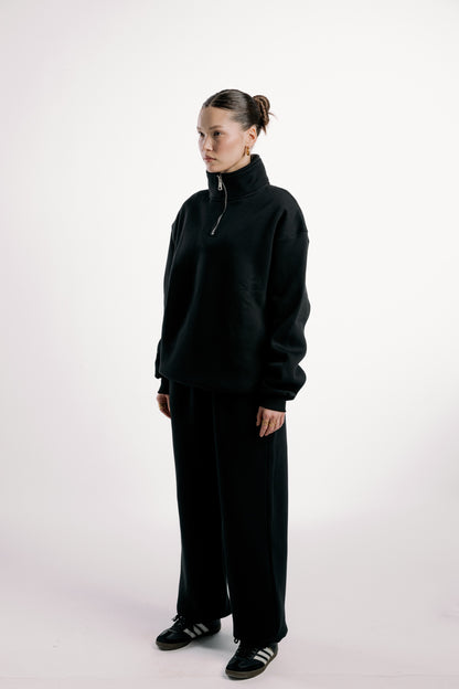 Quarter-Zip | Black