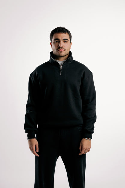 Quarter-Zip | Black