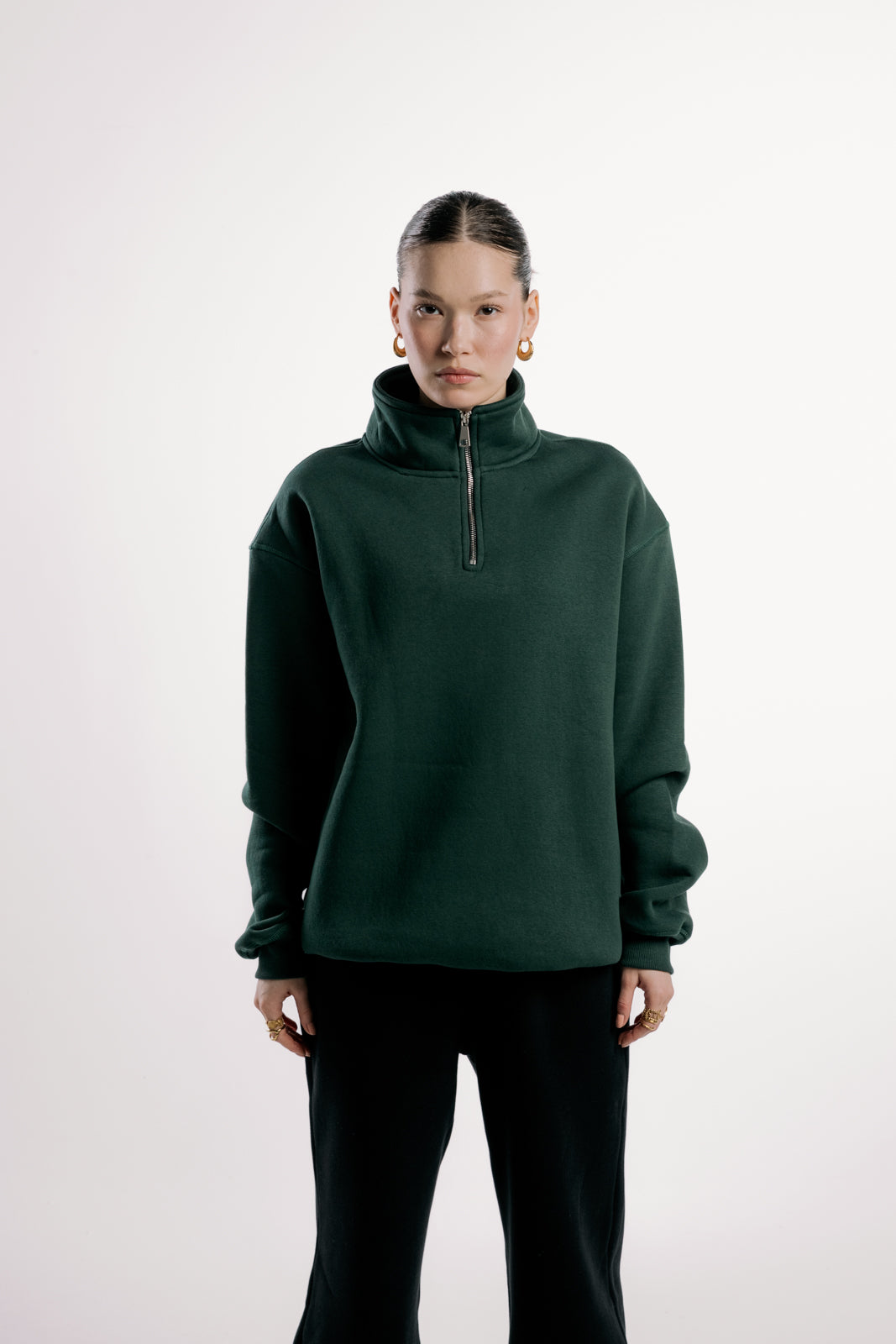 Quarter-Zip | Dark Green
