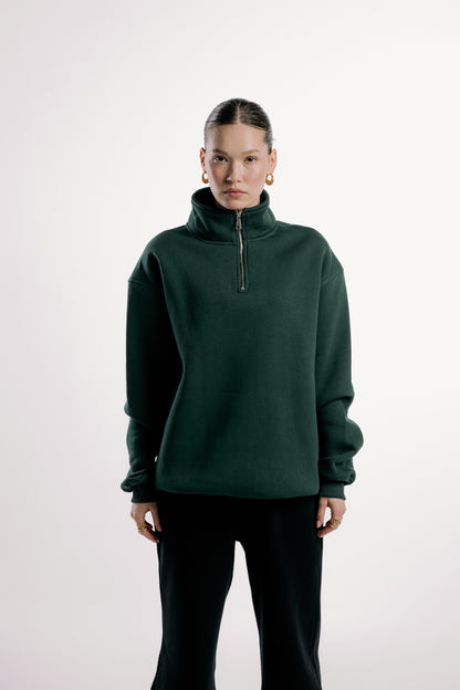 Quarter-Zip | Dark Green