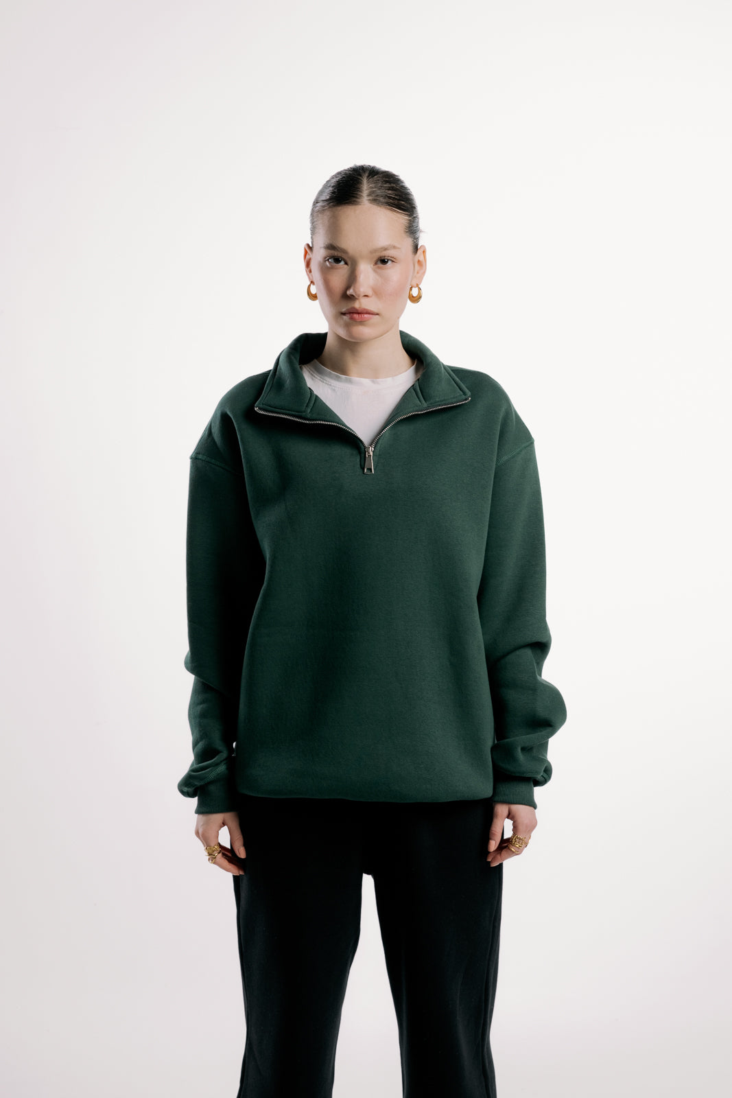 Quarter-Zip | Dark Green