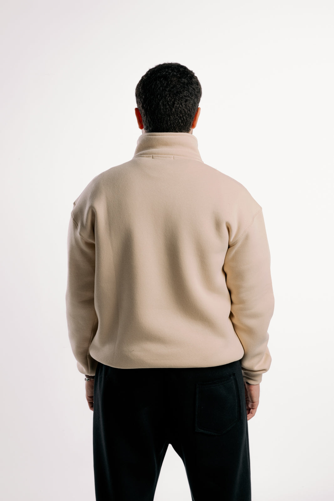 Quarter-Zip | Beige