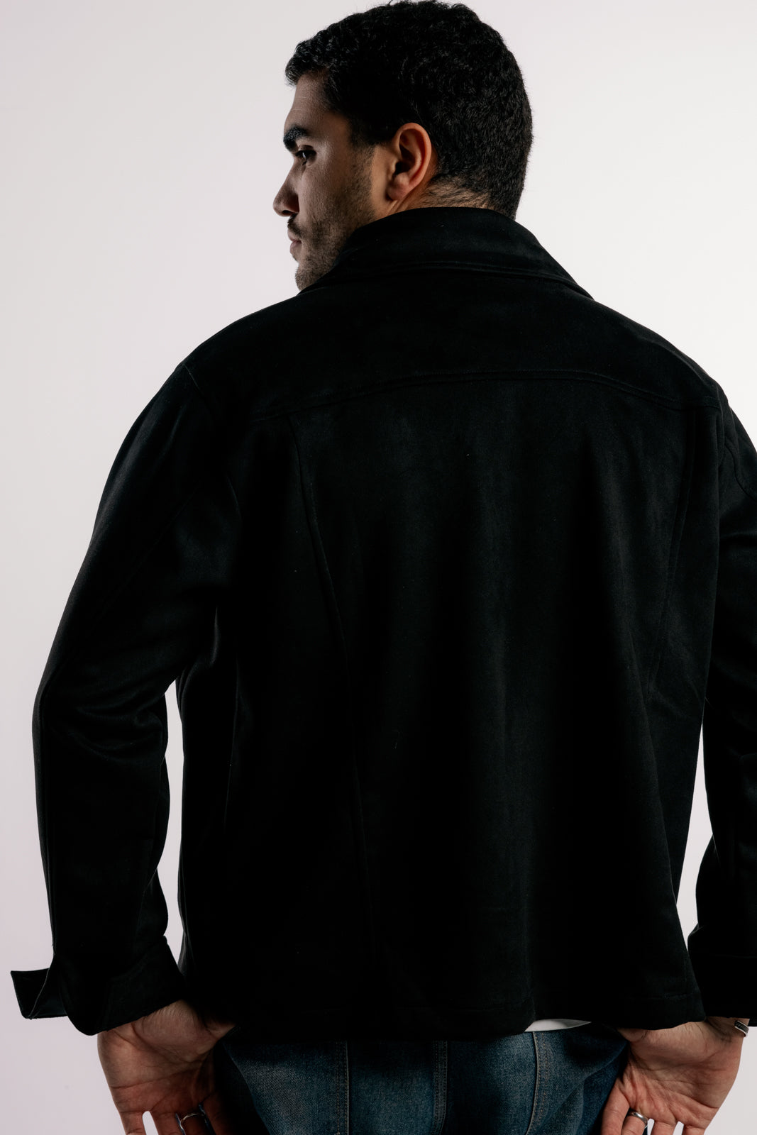 Suede Jacket | Black