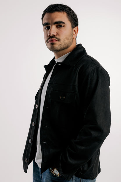 Suede Jacket | Black
