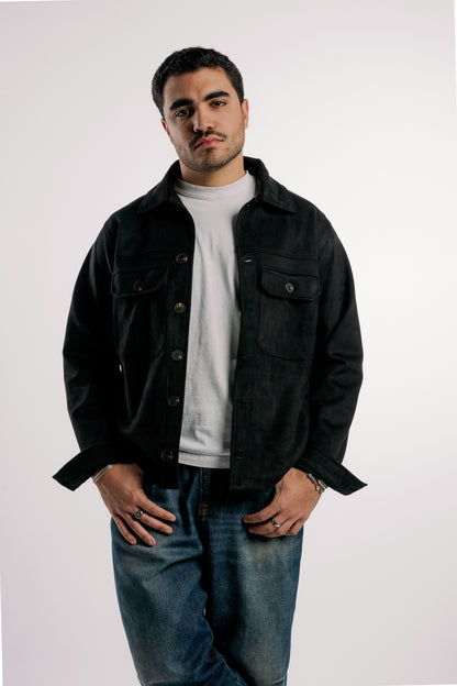 Suede Jacket | Black