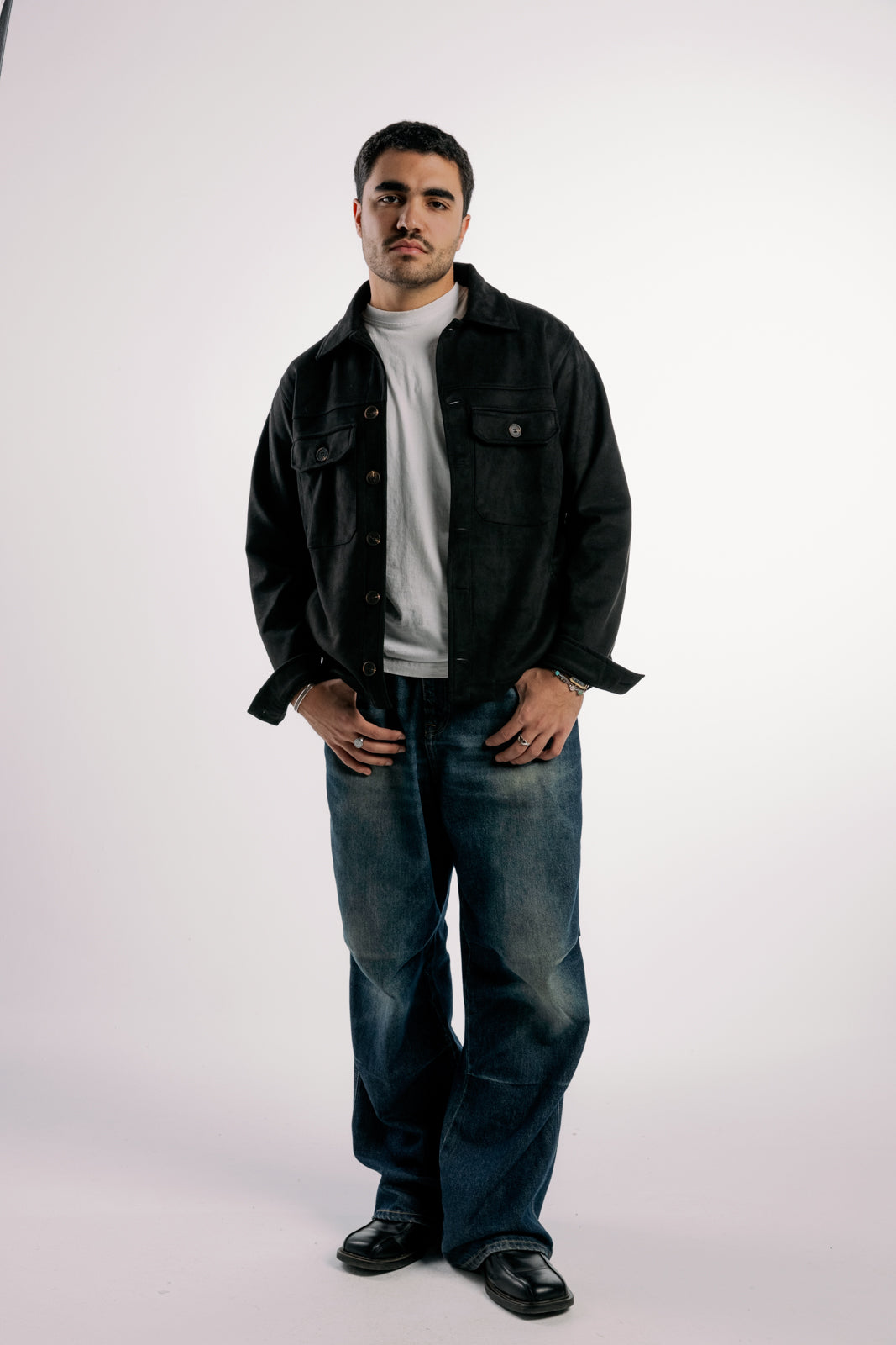 Suede Jacket | Black