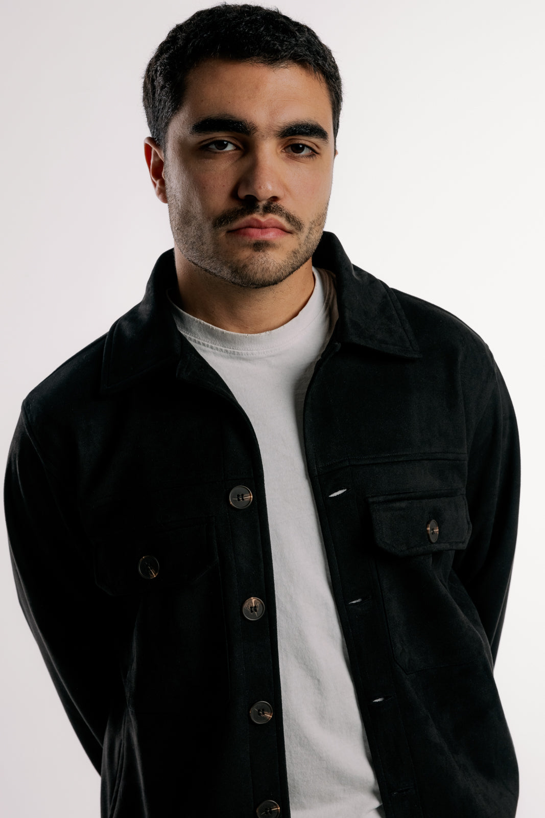 Suede Jacket | Black