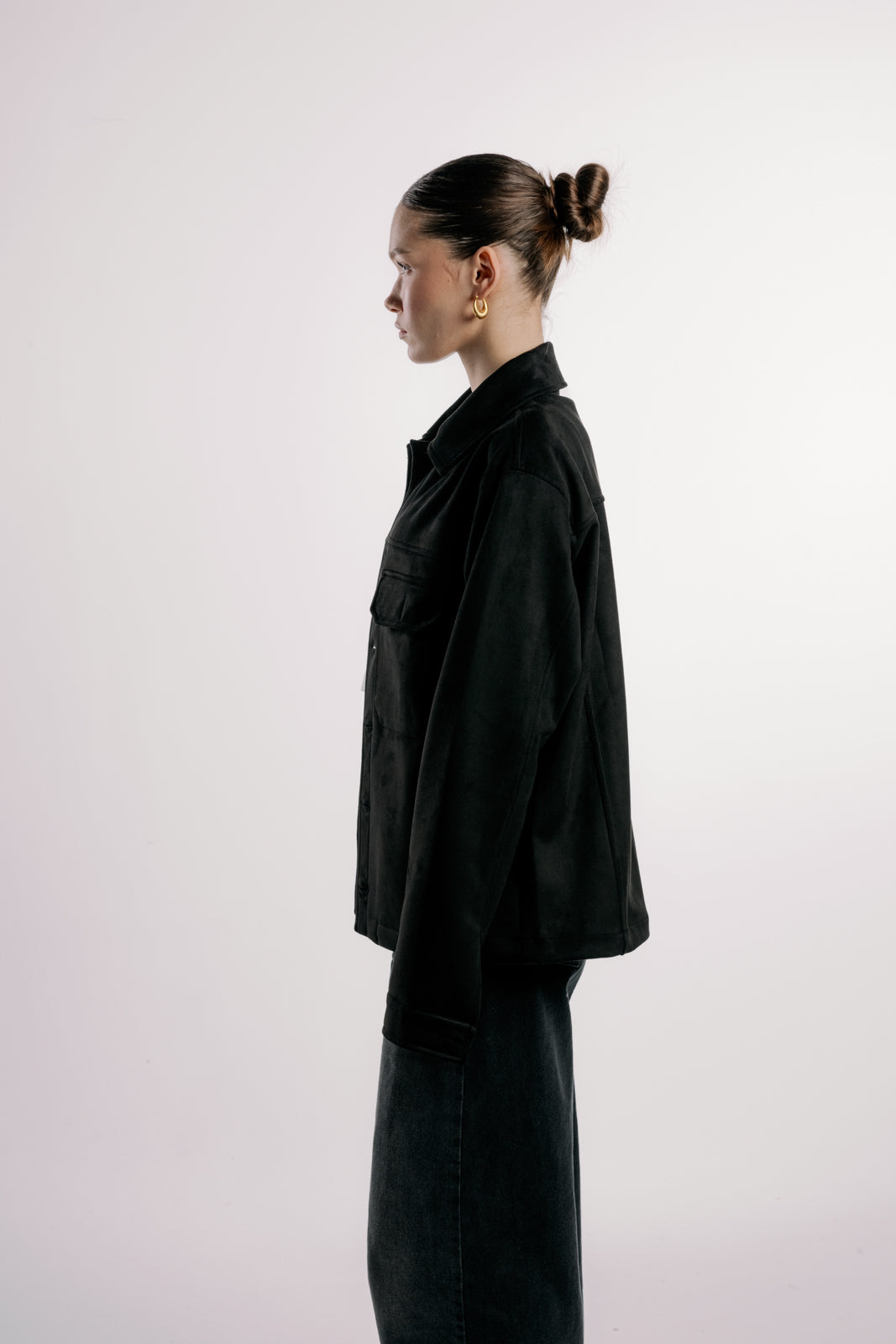 Suede Jacket | Black