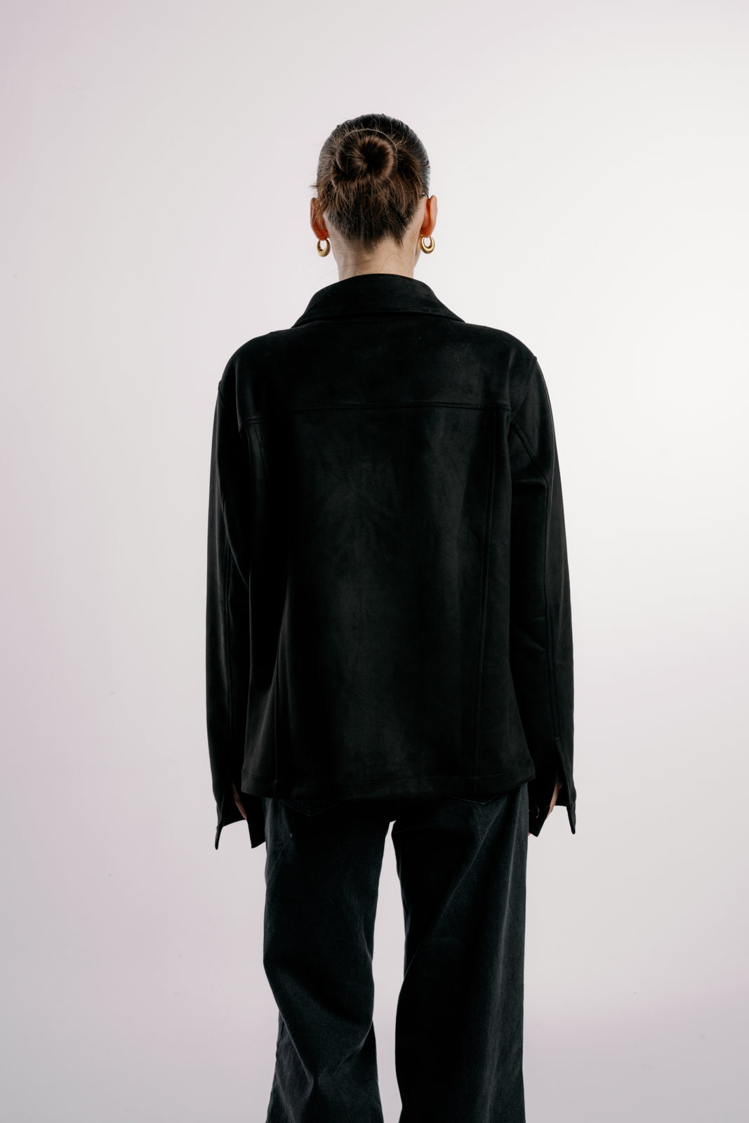 Suede Jacket | Black
