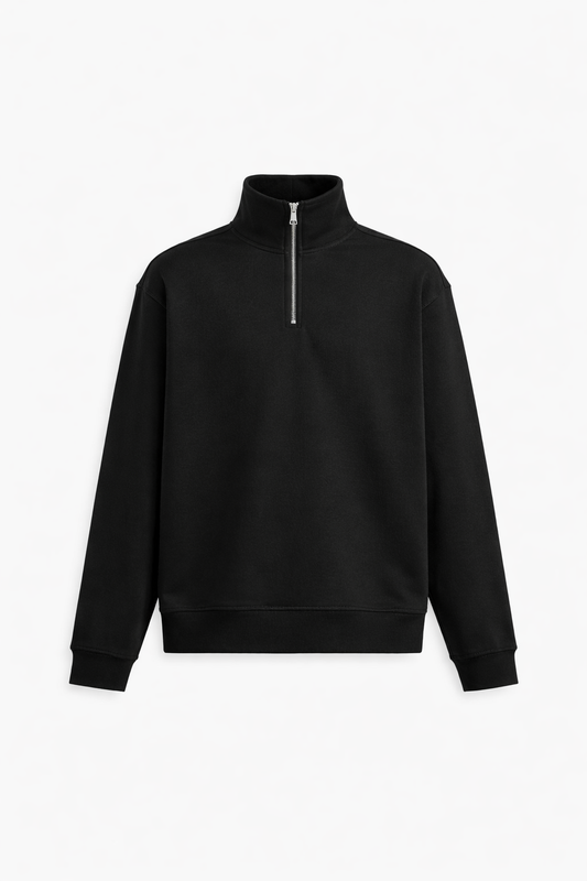 Quarter-Zip | Black