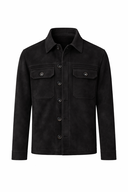 Suede Jacket | Black