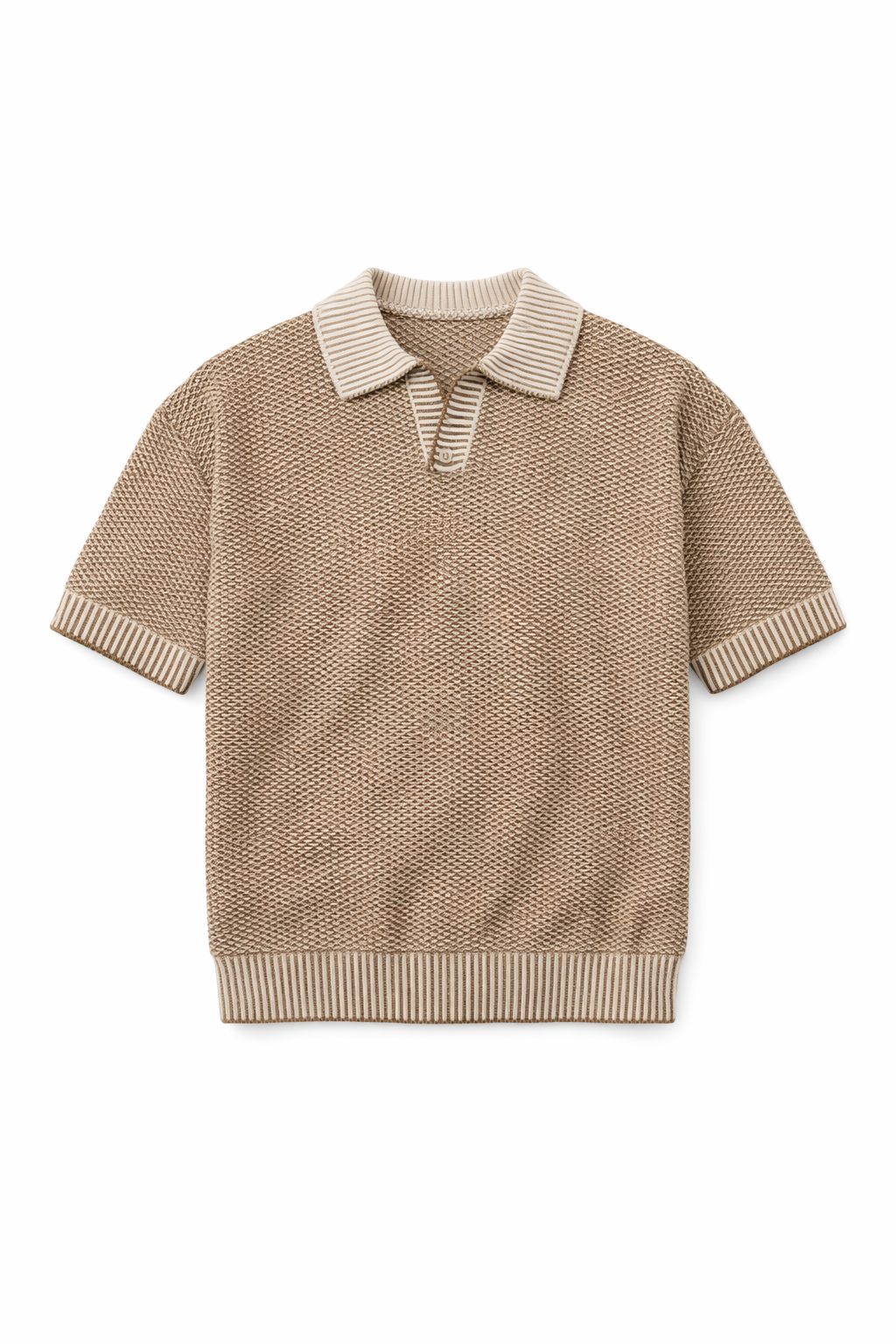 OPEN KNIT TEE
