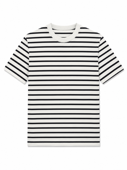 STRIPED T-SHIRT | WHITE