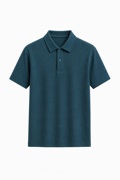 TEXTURED POLO | OLIVE