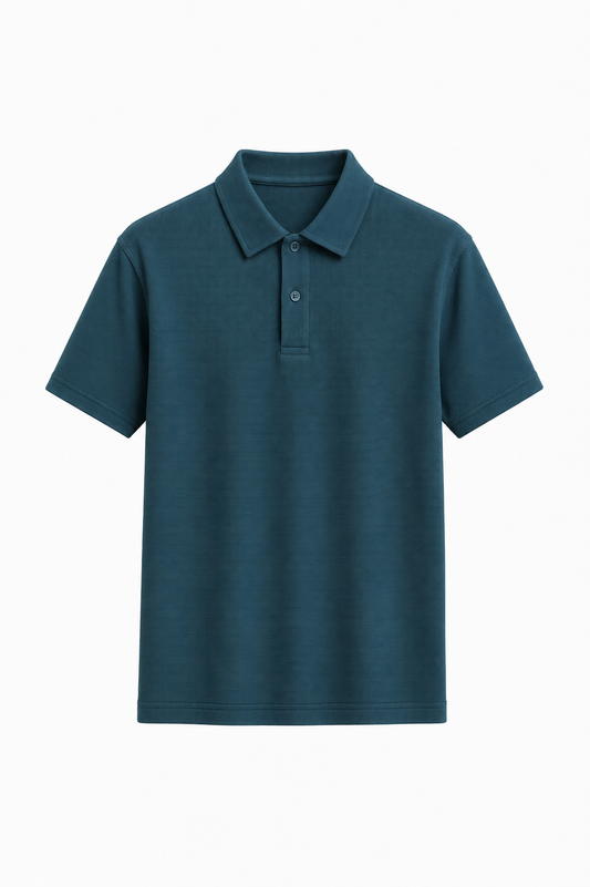 TEXTURED POLO | OLIVE