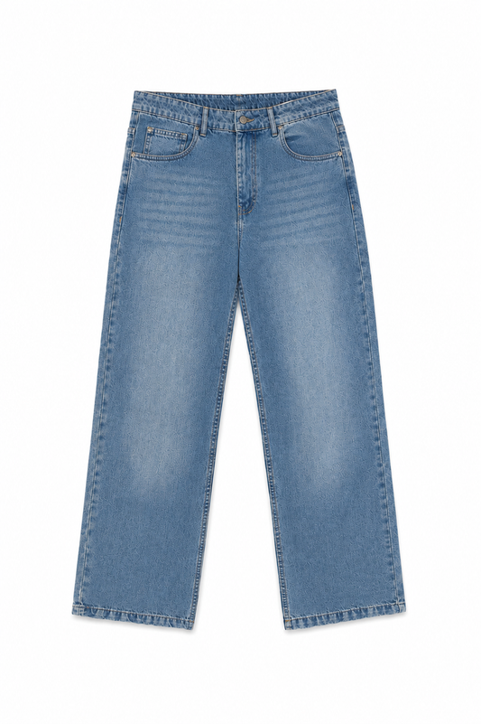 RELAXED-FIT JEANS | BLUE