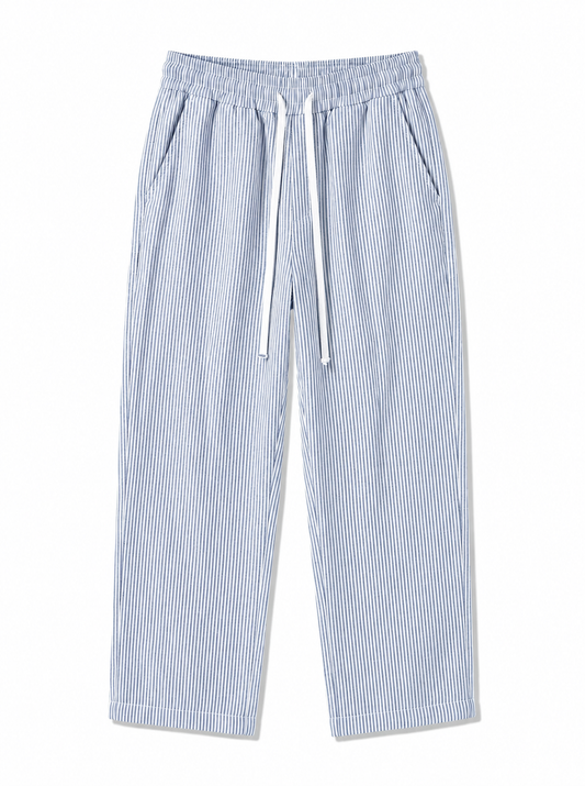 LIGHT BLUE STRIPED PANTS
