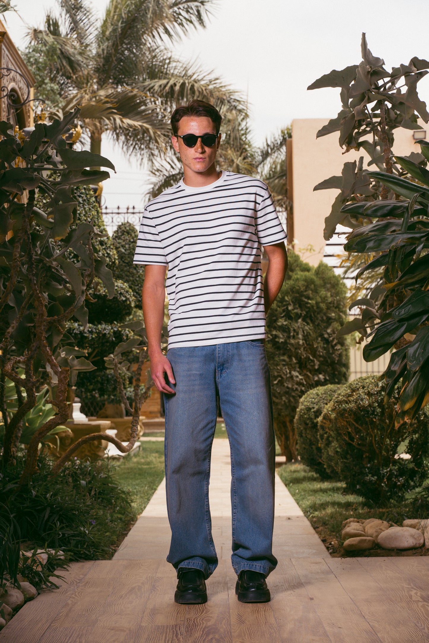 STRIPED T-SHIRT | WHITE