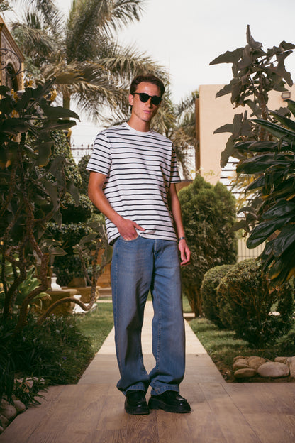 STRIPED T-SHIRT | WHITE