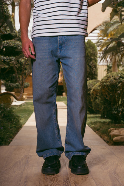 RELAXED-FIT JEANS | BLUE