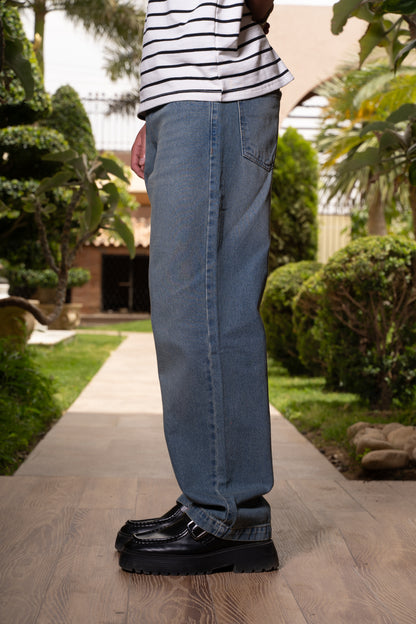 RELAXED-FIT JEANS | BLUE