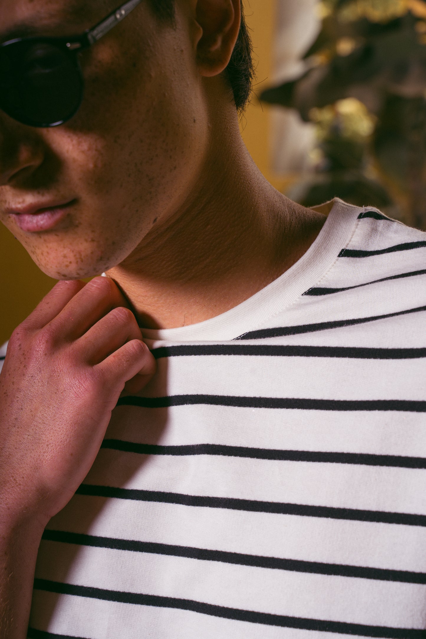 STRIPED T-SHIRT | WHITE