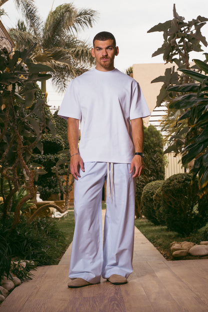LIGHT BLUE STRIPED PANTS