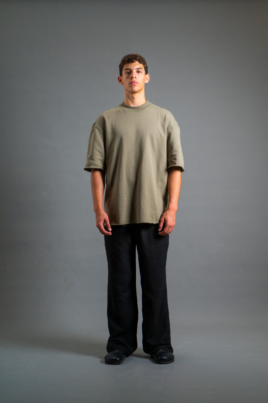 Oversized Heavyweight T-shirt | Dusty Olive