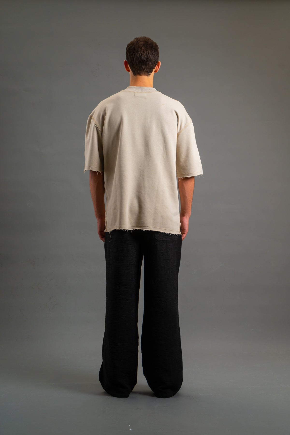 Oversized Heavyweight T-shirt | Beige