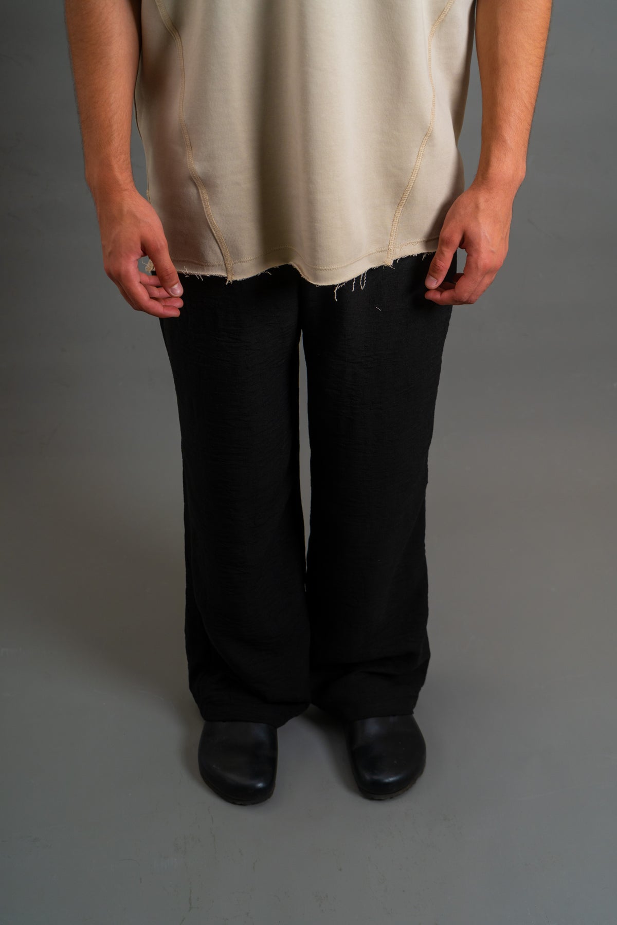 Oversized Heavyweight T-shirt | Beige