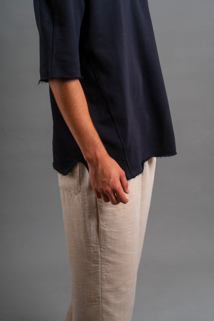 Wide Linen Pants| Beige