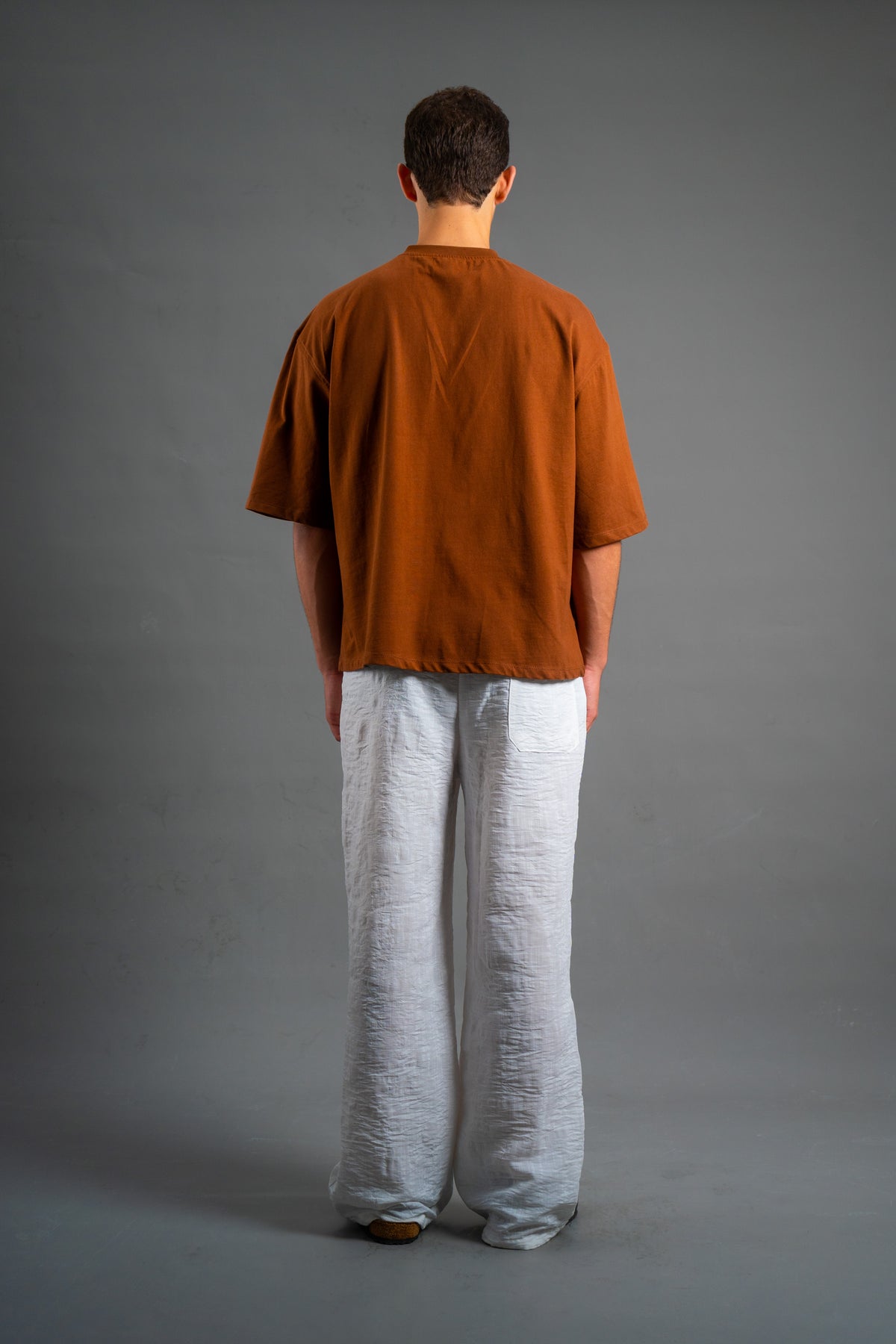 Oversized Boxy fit T-shirt | Intense Brown