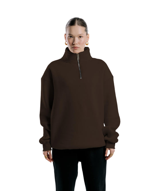 Quarter-Zip | Brownish