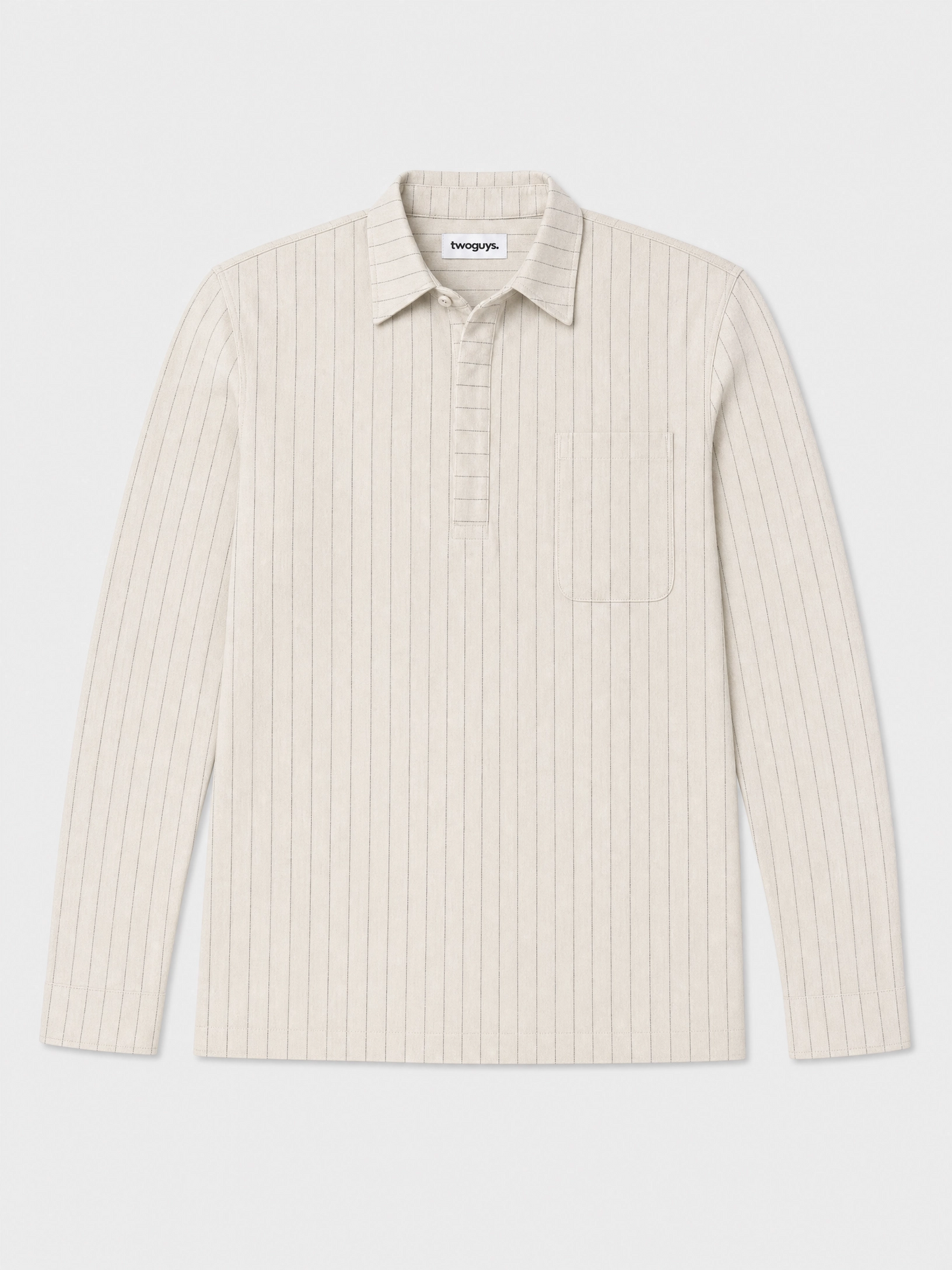 Pinstripe linen shirt