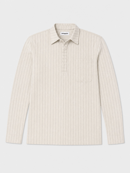 Pinstripe linen shirt