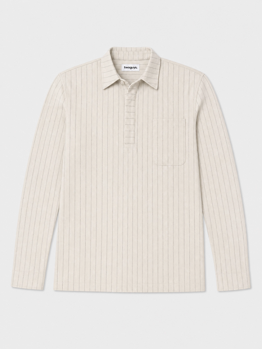Pinstripe linen shirt