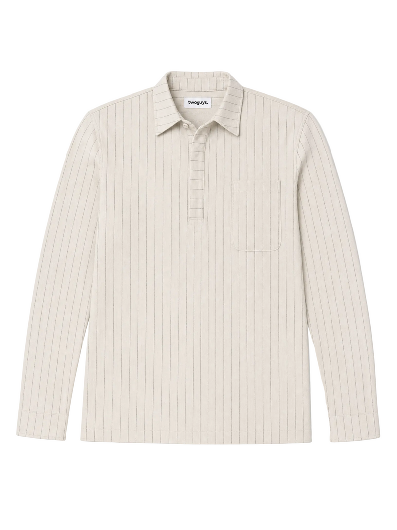 Pinstripe linen shirt