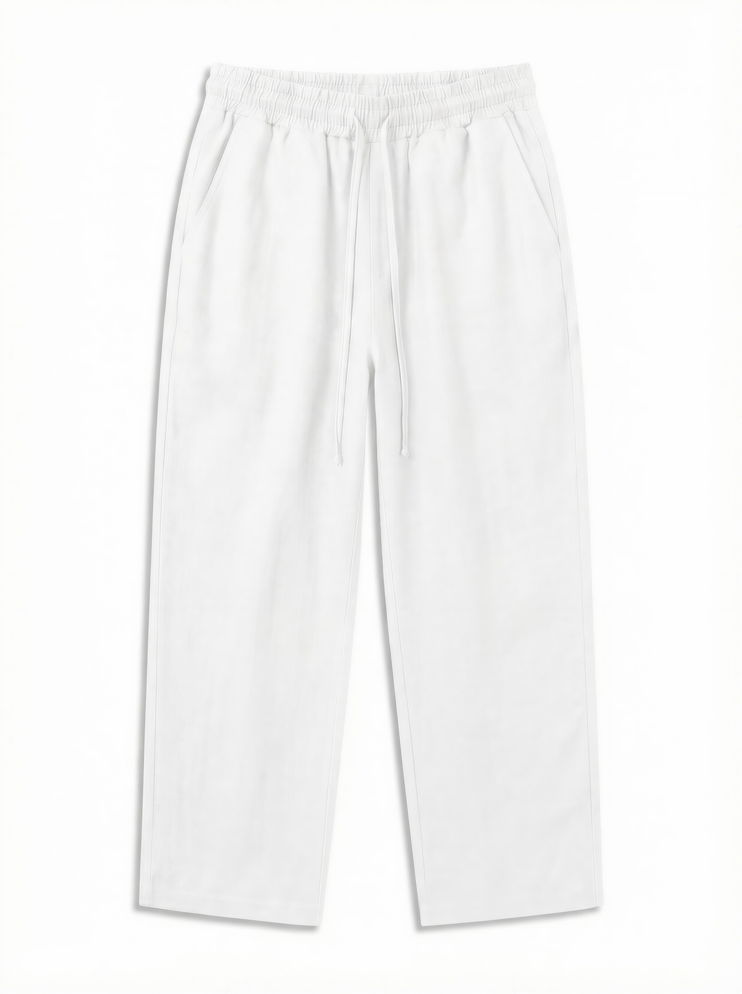 Wide Linen Pants| White