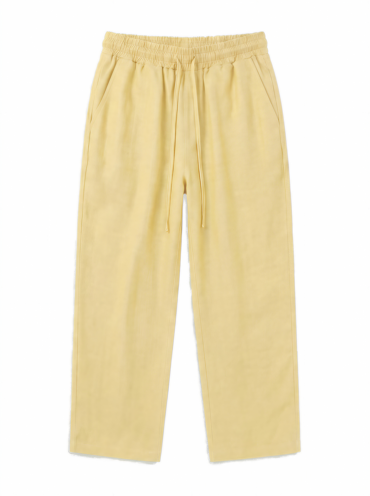 Wide Linen Pants| Yellow