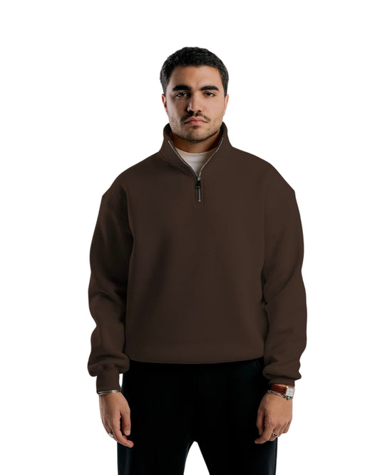 Quarter-Zip | Brownish