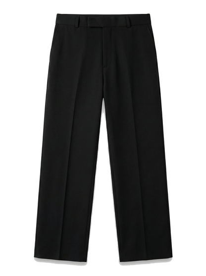 RELAXED TAILORED PANTS | BLACK