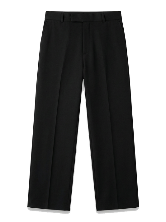 RELAXED TAILORED PANTS | BLACK